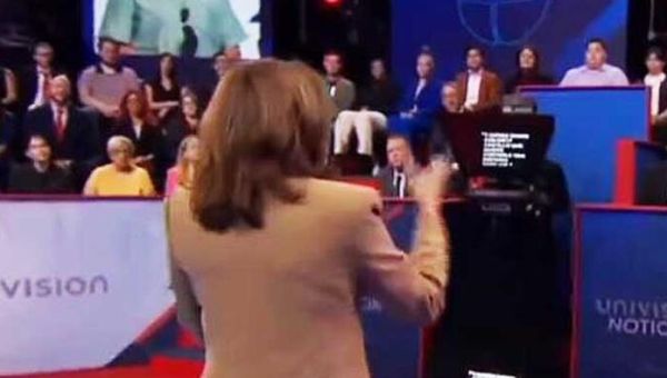 Kamala Harris Accused Of Using Teleprompter During Supposedly ‘Unscripted’ Town Hall Event