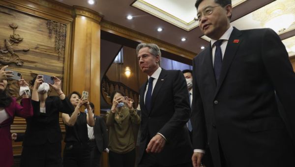 With Tensions High, Blinken Lands in China