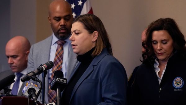 Officials offer new details of the shooting during a news conference.