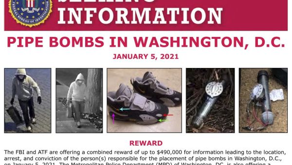 FBI Releases New Video in Still-Unsolved Pipe Bomb Case