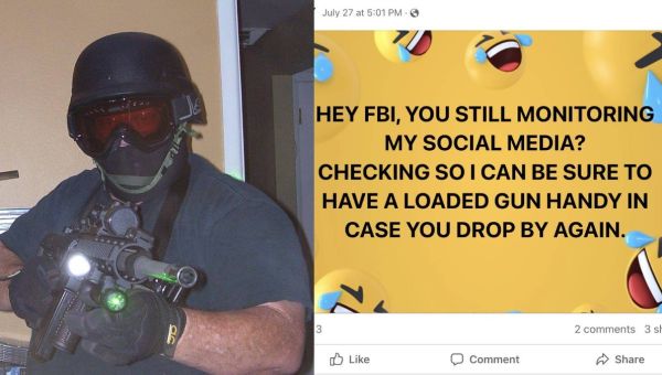 Man Killed by FBI After Posting on Facebook He Had a Gun Ready for FBI