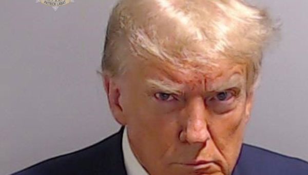 Lock Him Up! Donald Trump Scowls For Mugshot During RICO Surrender, Rants About Rigged Election