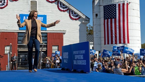 Harris tries tax triangulation to build distance from Biden