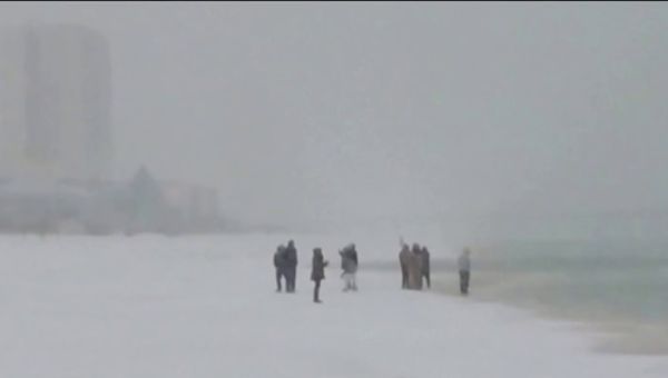 VIDEO: Florida receives more snow in 24 hours than Chicago, New York have this winter