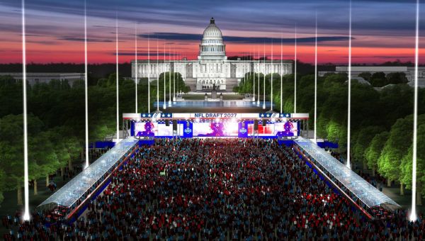 The NFL Draft is coming to the National Mall in 2027