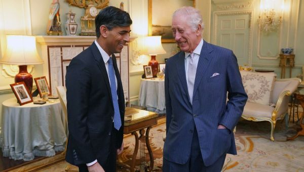 King Charles pictured at work for the first time since cancer diagnosis