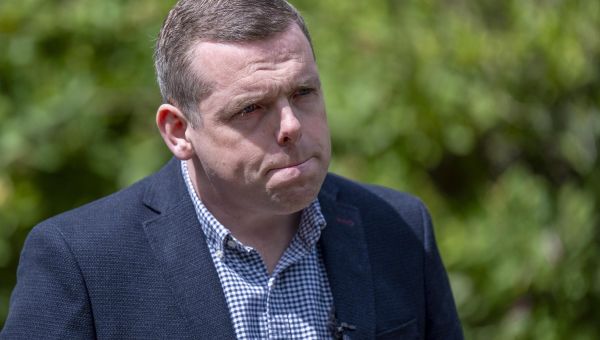 Douglas Ross faces media for first time since resignation announcement