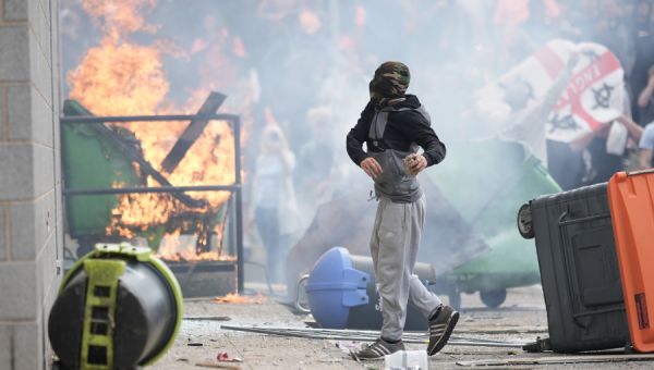 Cobra meeting to be held after weekend of escalating violence in England