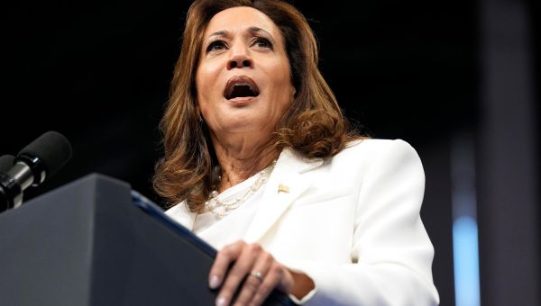 Harris says Trump ‘disrespected sacred ground’ at Arlington event