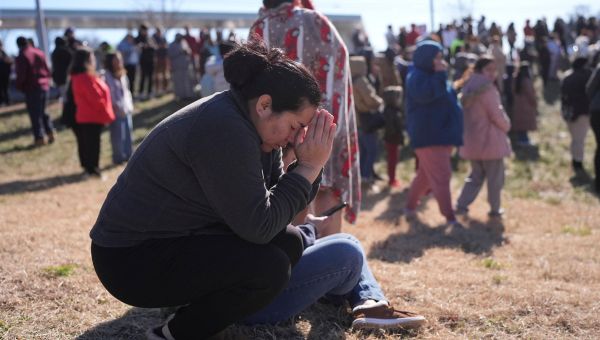 Teenage gunman kills female student and himself at US high school