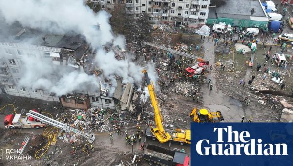 Ukraine war briefing: Russian barrage hits Ukrainian residential and energy sites, killing at least 15