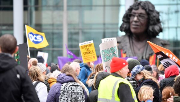 Right to Strike rallies draw hundreds on biggest day of action in a decade