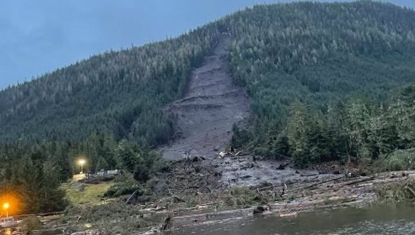 Girl dead, woman rescued, 5 missing after landslide hits isolated Alaska fishing community
