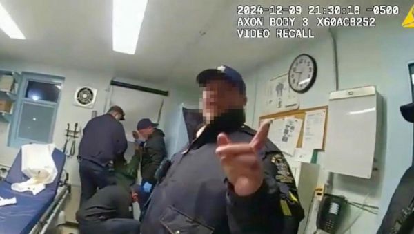 'Shocking' footage shows handcuffed inmate who died after prison guards beat him