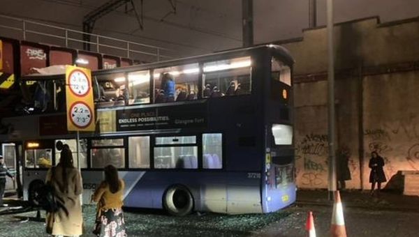Glasgow bus crash passenger fighting for life as seven others injured – Liverpool Echo