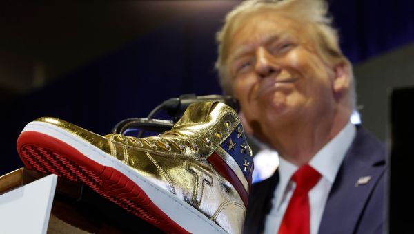 Donald Trump Plays to MAGA Sneakerheads With $399 High Tops