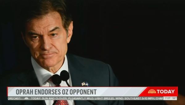 Nets Tout Oprah Backing Disabled Fetterman as CBS Brings on Failed Kamala Flack for Pep Talk