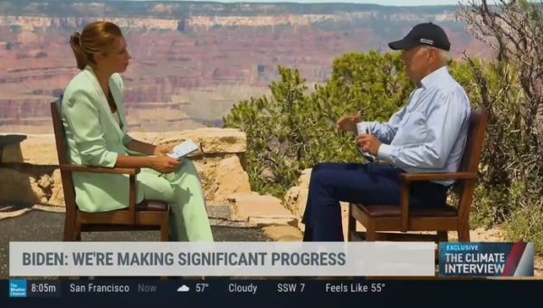 Weather Channel Pushes Biden to be Further Left On Climate Change