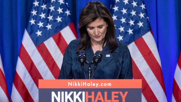 Nikki Haley Fights Back Tears as She Talks About Deployed Husband