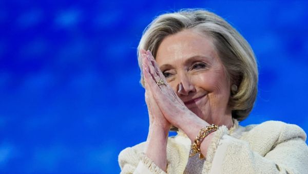 DNC Crowd Roars ‘Lock Him Up’ as Hillary Slams Felon Trump