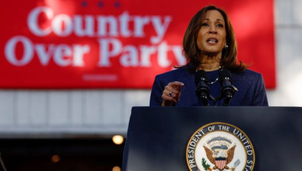 WATCH LIVE: Harris delivers remarks from the vice president’s residence