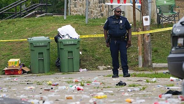 Baltimore block party gunfire kills 2, injures 28