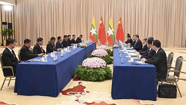 Myanmar, China leaders meet | Northwest Arkansas Democrat-Gazette