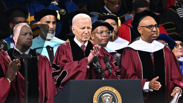 Graduates Turn Their Back on Joe Biden During Morehouse College Graduation
