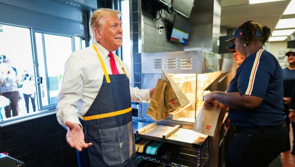 Trump Took a Turn at the Fryer. McDonald’s Workers Have Thoughts.