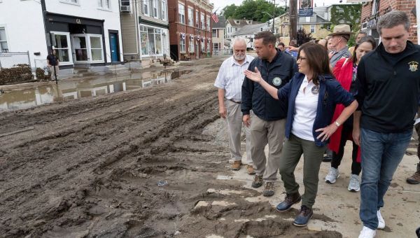 Heavy rain and flooding leaves a wake of distruction in New York and Vermont