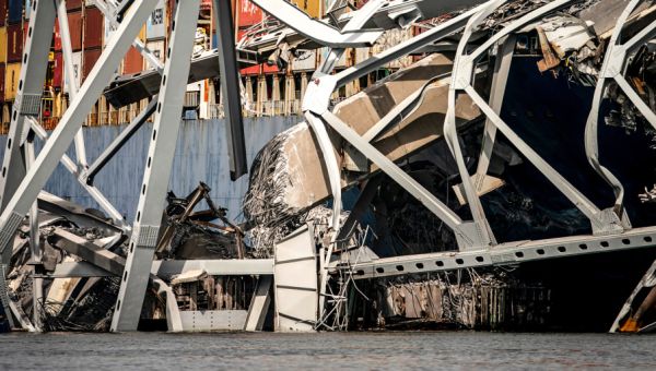 Why the Baltimore bridge stood little chance against a fully loaded cargo ship