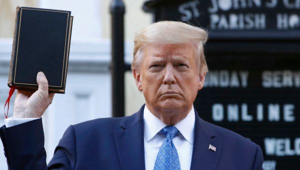 Trump-backed Bibles are the latest entry on a cringeworthy list