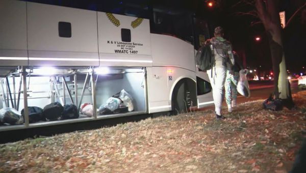 Buses of Migrants Arrive at Kamala Harris’s Home on Christmas Eve