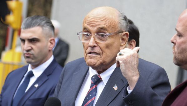 Rudy Giuliani Loses His Lawyers, and His Cool, in Court