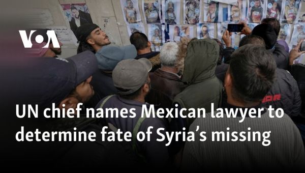 UN chief names Mexican lawyer to determine fate of Syria's missing