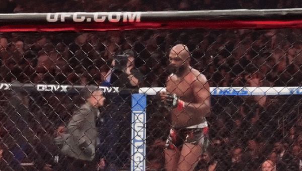UFC Heavyweight Champion Performs Viral Trump Dance in New York