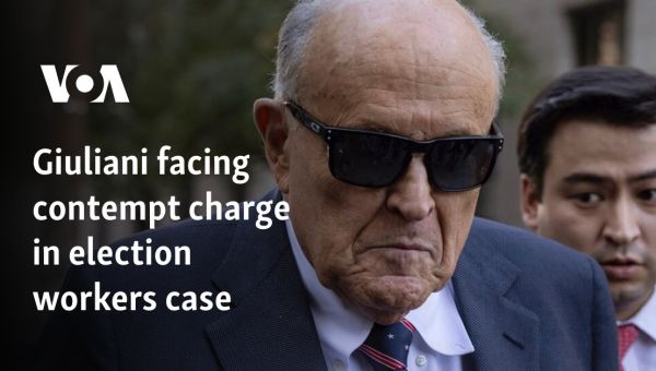 Giuliani facing contempt charge in election workers case