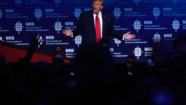 Trump vows in speech to ‘protect God in the public square’ if he wins 2024 election