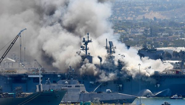 Sailor Acquitted of Setting Fire That Destroyed $1.2 Billion Navy Ship