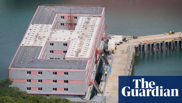 Bibby Stockholm asylum barge is ‘potential deathtrap’, say firefighters