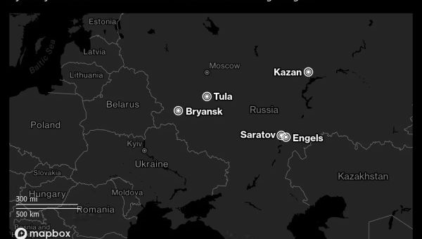 Ukraine Strikes Russian Energy, Military Facilities Overnight