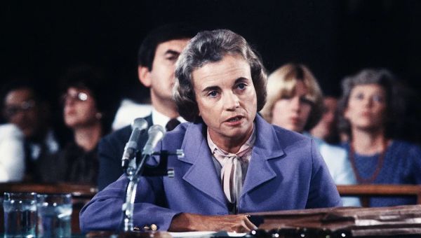 Sandra Day O’Connor was the first woman justice. Biden wanted her to own it