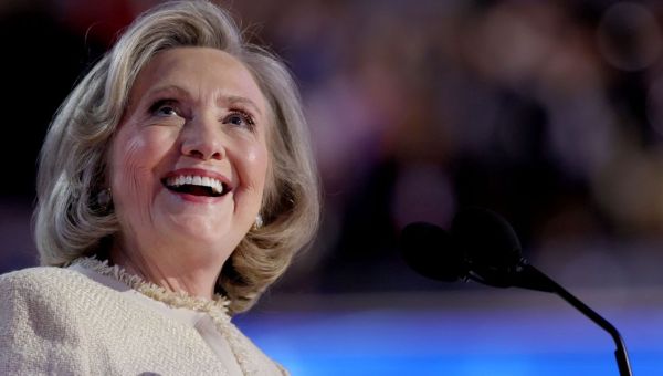DNC Crowd Chants ‘Lock Him Up’ During Hillary Clinton’s Speech