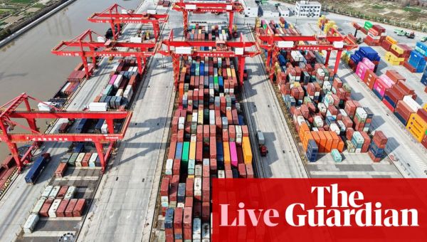 China’s retaliatory tariffs on US farm goods kick in, as trade war escalates – business live