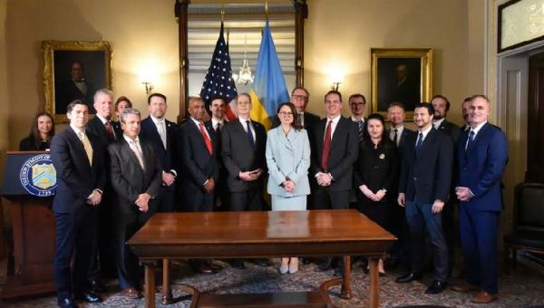 From February feud to April pact: U.S., Ukraine sign minerals deal