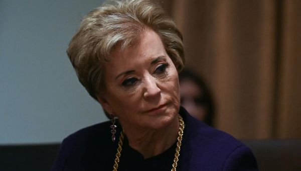 Linda McMahon confirmed as Trump’s education chief amid Baltimore County child sex abuse lawsuit