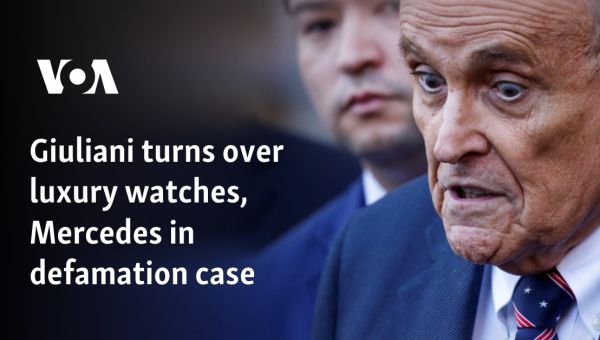 Giuliani turns over luxury watches, Mercedes in defamation case