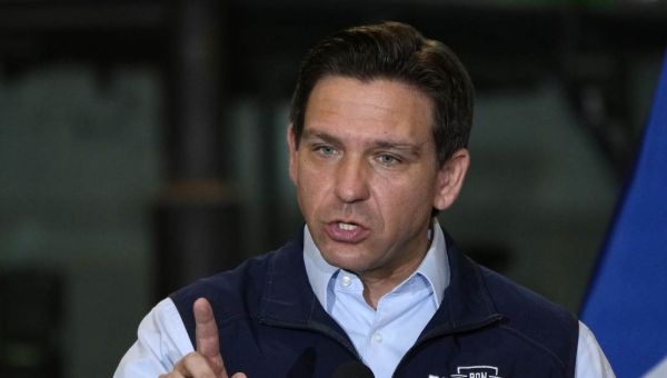 Actress refers to DeSantis as “Grand Wizard” during Tony Award presentation