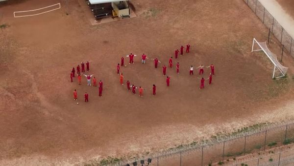 SOS: Detainees at Texas immigrant detention facility send a message