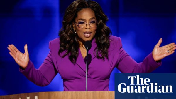 Oprah Winfrey takes a swipe at JD Vance during surprise Democratic convention speech – video